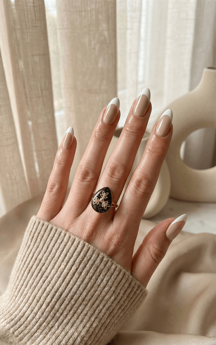 Bague Goutte "Iconique" – Motif Floral Doré sur Fond Scintillant (Multi-Coloris) - Vue 2