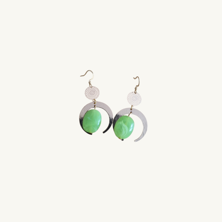 Perles de Lune en Croissant doré